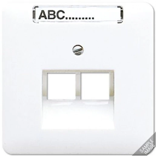 Jung CD range centraalplaat cd500 UAE/IAE 2 connectoren MetaalMet label brons CD569-2NAUAGB