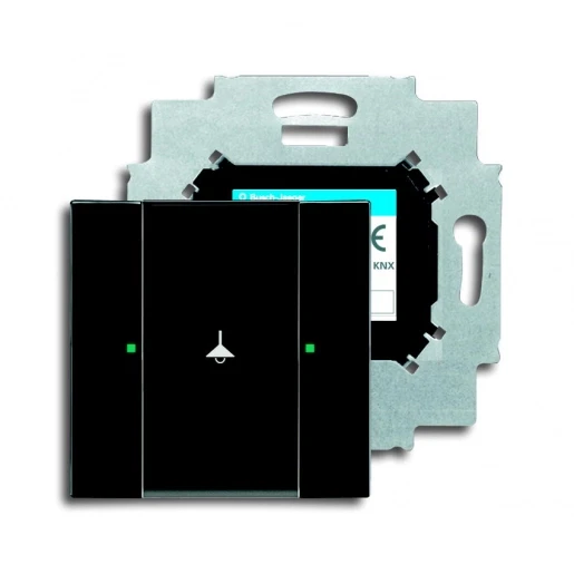ABB Busch-Jaeger KNX, Future, Carat Tastsensor bussysteem KNX enkelvoudig antraciet met tekstv IP20 RAL 7021 2CKA006115A0179