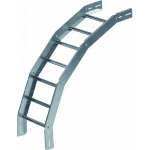 Legrand GLO-4 bocht / hoekstuk kabelladder 90° 600x60mm Staal sdz RAL 7038 8312156