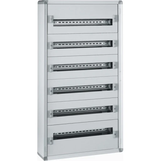 Legrand XL3 Groepenkast leeg behzuiing wand 6x24 modulen Staal IP43 020006