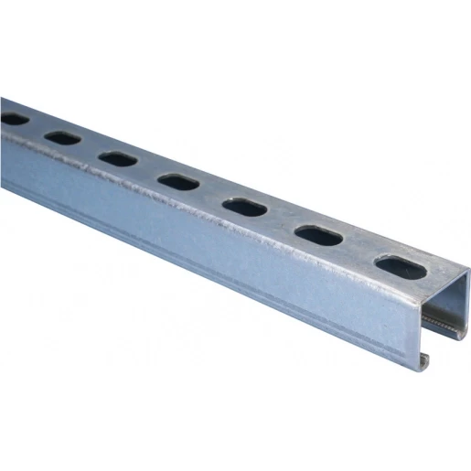 nVent Caddy A-strut profiel met sleufgaten C-profiel rug geperforeerd 22.3mm 2000x41x41mm elektrolytisch verzinkt 385505