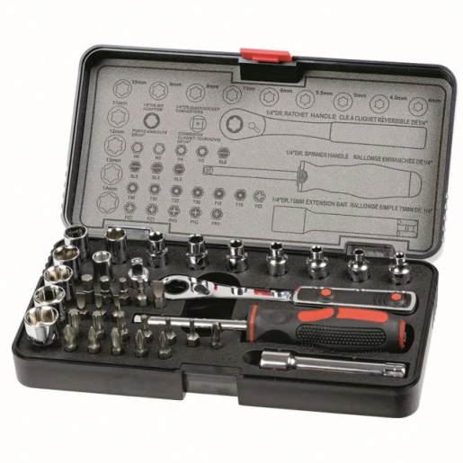 Bizline Dopsleutelset (speciale doppen draadstangen) 38-delig BIZ 700203