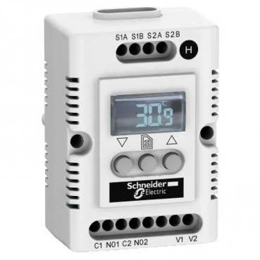 Sarel Hygrotherm elec led 230v hr 20-80%
