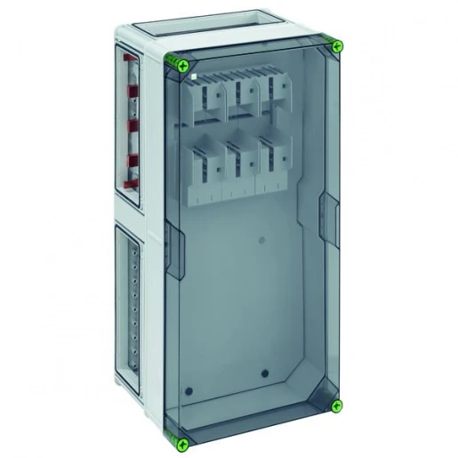 Spelsberg GSS NH-railkast-zekeringenbehuizing Mespatroon 1x400A 640x320x254mm 04221501