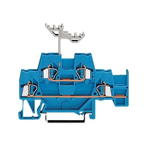 Wago Serie 280 Verbindingsrijgklem 0,08-2,5mm² eendr. 0,08-2,5mm² meerdr. Blauw