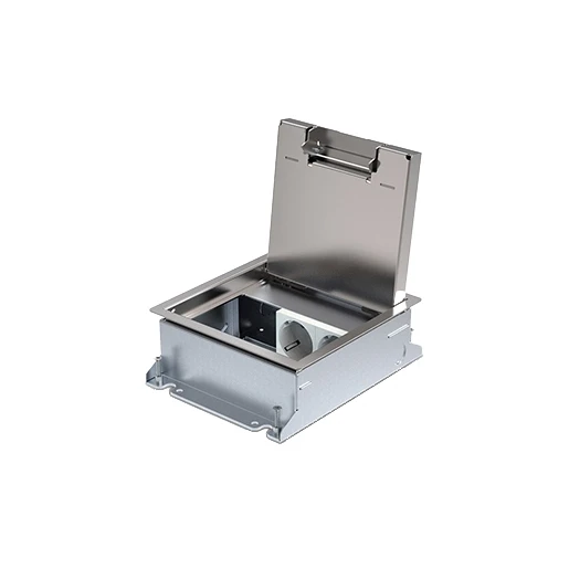 HPL POWERBOX 150 INSTORT 55MM 2X WCD+1X M45 RVS S15 KLAPDEKSEL