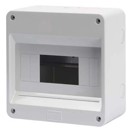 Gewiss Installatiekast leeg modulekast 1x8 modulen Kunststof IP40 GW40026
