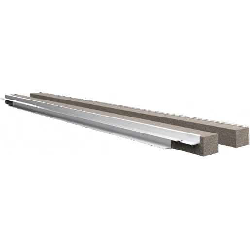 Rittal VX kabelinvoerprofiel achterzijde (1 stuk = 2) Metaal 800mm grijs 8618811