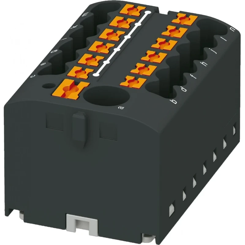 Phoenix Contact PTFIX Verbindingsrijgklem 0,14-4mm² eendr. 0,14-2,5mm² meerdr. Zwart