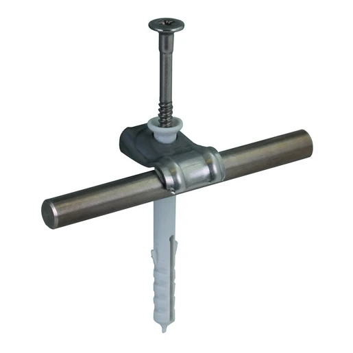 Dehn Conductor holder dehnquick stst with nail dowel 6x60mm for rd 6-10mm