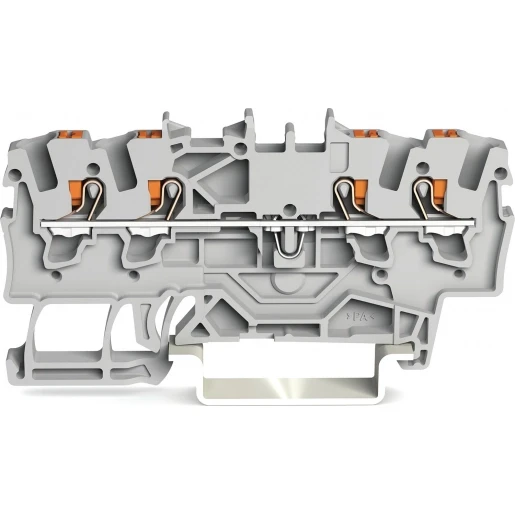 Wago 2201 Verbindingsrijgklem 0,5-2,5mm² eendr. 0,25-1,5mm² meerdr. Grijs