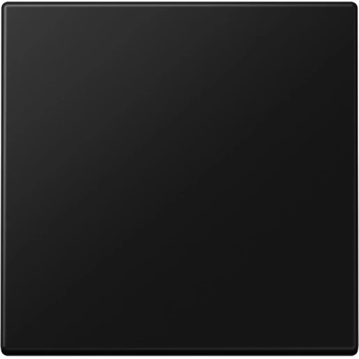 Jung LS range stuurafdekking ls990 enkelvoudig Mat zwart RAL 9005 LS1700SWM