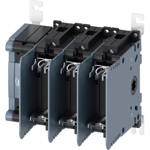 Siemens SWITCH DISCONNECTOR WITH FUSE 3KF SITOR 32 A SIZE 1 3-POLE FOR LV HRC FUSE SZ.000 FOR SEMICONDUCTOR PROTECTION FRONT OPERATING MECHANISM LEFT BASIC UNIT WITHOUT HANDLE BOX TERMINAL WITHOUT FUS