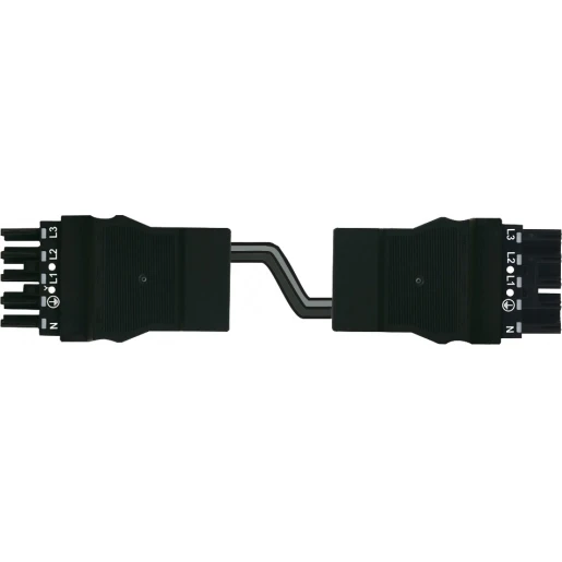 Wago SERIE 771 Patchkabel gebouwinstallatie 5p Contrastekker (female) Stekker 1000mm