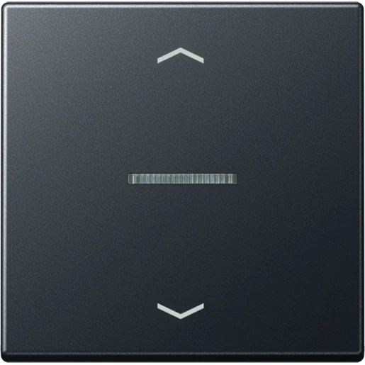 Jung A range home stuurafdekking slagvast pijl a500 enkelvoudig Mat antraciet RAL 7016 BTA17101BFPANM