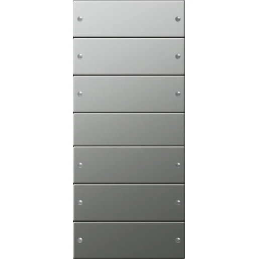 Gira Wippenset 6-v (3+3) System 55 edelstaal