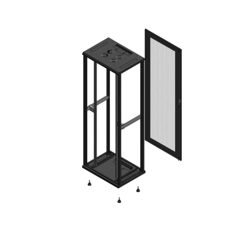 Gigamedia Vloer patchkast SP AR enkel PER EX 19" 47HE 800x600mm Zwart GGM 704786SPPPSEX