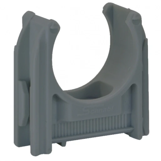 Schnabl Kunststof buisklem halogeenvrij diameter 5/8" / 15-16mm donkergrijs
