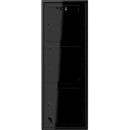 Jung LS range Opbouwkap gesloten LS990 3-voudig zwart Horizontaal en verticaal LS583ASW