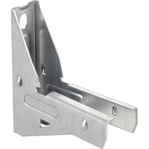 Stago KG281 Wandconsole 70mm 130x130mm Staal bandverzinkt (sendzimir verzinkt) en gecoat RAL 9010 CSU08061070