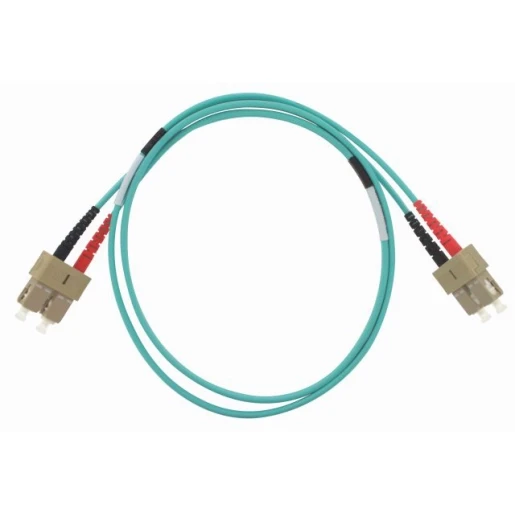 Gigamedia Patchkabel (glasvezel) SC-duplex OM4 2m Violet GGM D5MCC3M