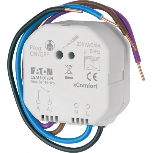 Eaton Schakelactor met potentiaalvrij contact pulsdrukkerfunctie