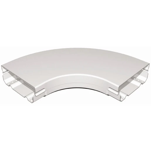 Legrand ISPL van geel bocht / hoekstuk kabelgoot 100x75mm PVC 90° grijs RAL 7030 637813