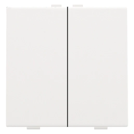 Niko Home Control Tastsensor bussysteem 2-voudig wit inbouw IP20 RAL 9016 154-51002