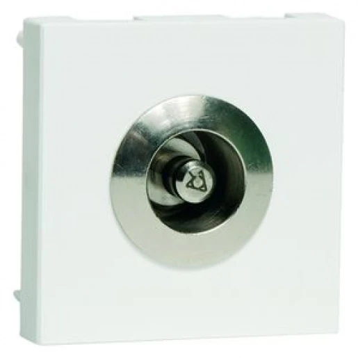 Peha Concept 45 Potentiaal vereffeningsleider aansluitmodule contactdoos 1-voudig wandgoot Glanzend wit 00417221