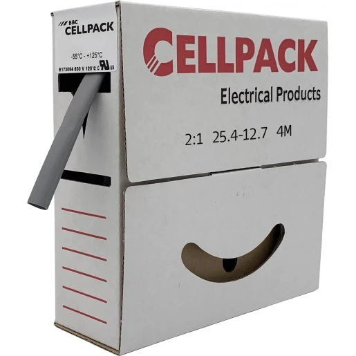 Cellpack Krimpkous/afrolbox dunw.krimpverh.2 : 1-sb/25.4-12.7/grijs/4m