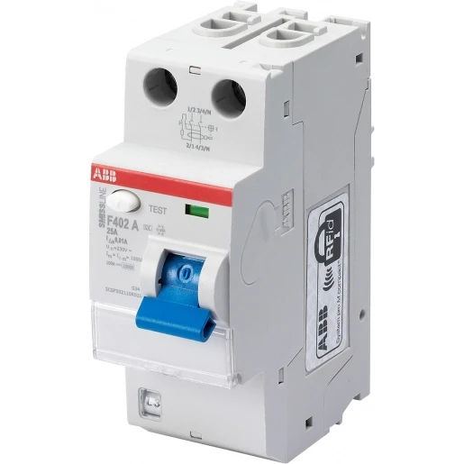 ABB Smissline-S Aardlekschakelaar 2p 25A 0.01A type A 2CSF502110R0250