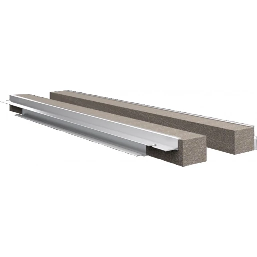 Rittal VX kabelinvoerprofiel achterzijde (1 stuk = 4) Metaal 1000mm grijs 8618812