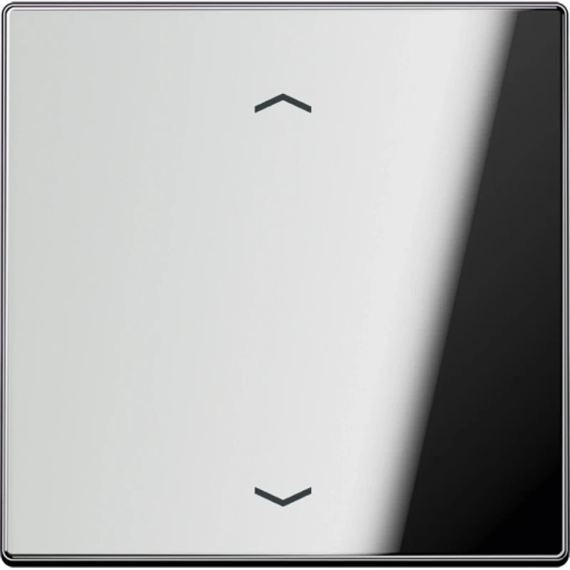Jung LS range Afdekking standaard voor 1730JE enkelvoudig Glanzend chroom GCR1700P