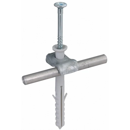 Dehn Conductor holder dehnquick st/tzn with nail dowel 8x80mm für rd 6-10mm