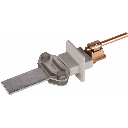 Dehn Bimetallic discon.clamp cu-st/tzn w.ks connector f.6-10/fl 30-40mm