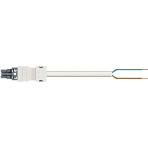 Wago SERIE 771 Patchkabel gebouwinstallatie 2p Contrastekker (female) Vrij kabeluiteinde 2000mm