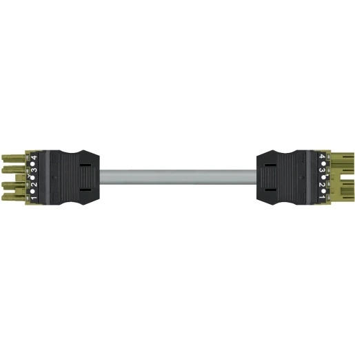 Wago SERIE 771 Patchkabel gebouwinstallatie 4p Contrastekker (female) Stekker 3000mm