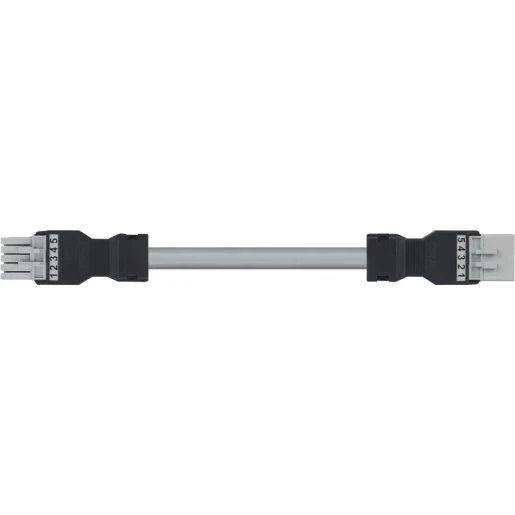 Wago SERIE 891 Patchkabel gebouwinstallatie 5p Contrastekker (female) Stekker 1000mm