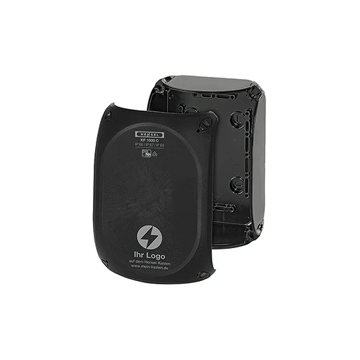 Hensel MB Kabeldoos IP66/67/69 BM4 Zonder klem Wand glad Zwart