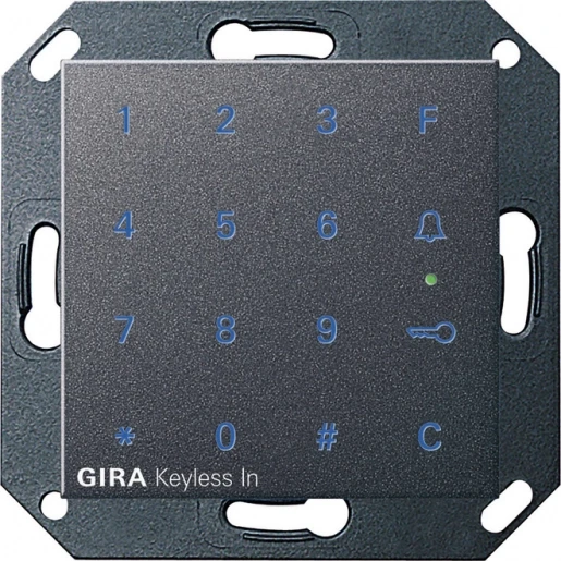 Gira System 55 Sleutelloos in codeklavier antraciet 260528