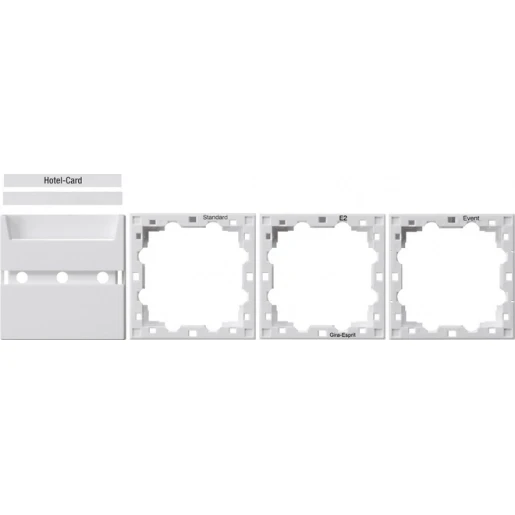 Gira System 55 accessoire hotel-card zuiver wit 810603
