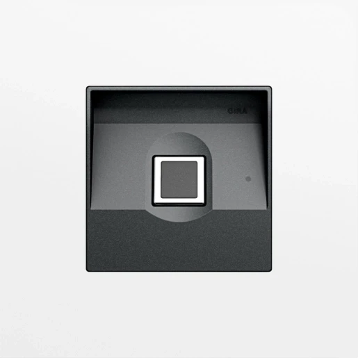 Gira System 106 Sleutelloos in Fingerprint-module wit 5551902