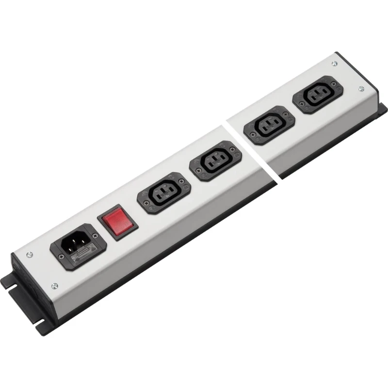 Martin Kaiser Toestel contactdooscombinatie C13 grijs-zwart 10A IP20 1025/8L-SW