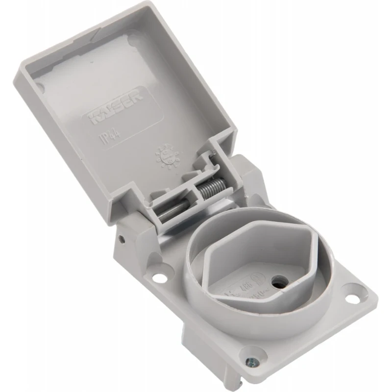 Martin Kaiser Inbouw toestelcontactdoos geaard T13 250V 16A IP20 grijs 486/GR