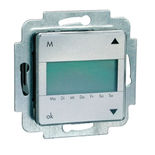 Peha Rolluik/tijdschakelklok 50x50mm + zonsensor inbouw Glanzend Wit 00925893