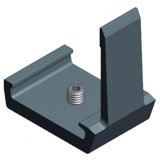 Van der Valk eindstop geanodiseerd+inbus M6x10 zwart CT