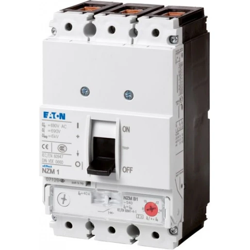 Eaton Vermogensautomaat NZM1 3p 50A Zonder therm. bev.