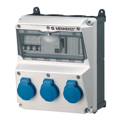 Mennekes AMAXX contactdoos combinatie 2 modules