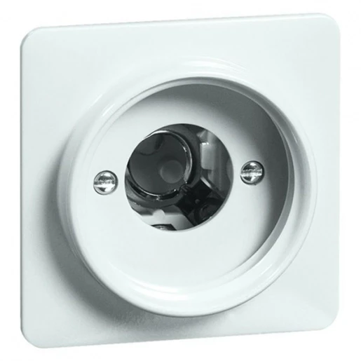 Peha Signaallicht armatuur LED Basiselement met centrale afdekplaat 250V inbouw wit IP20 00123811