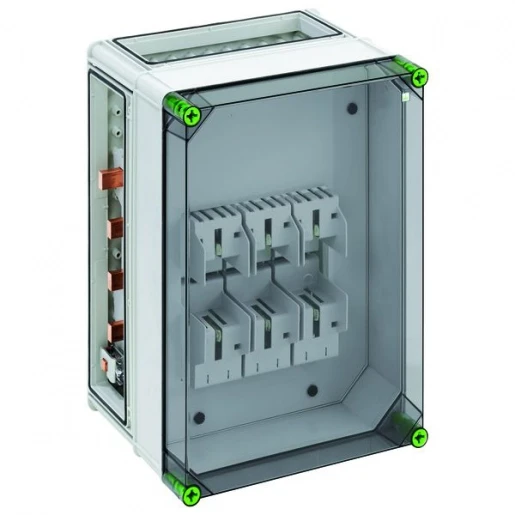 Spelsberg GSS NH-railkast-zekeringenbehuizing Mespatroon 4x250A 440x320x254mm 04311501